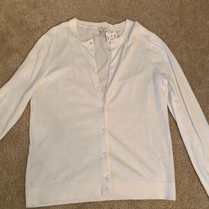 Banana Republic White Cardigan! Brand NEW!